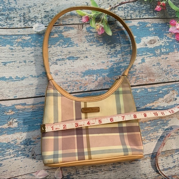 NINE WEST Plaid Handbag Shoulder Bag Mini - Picture 3 of 5